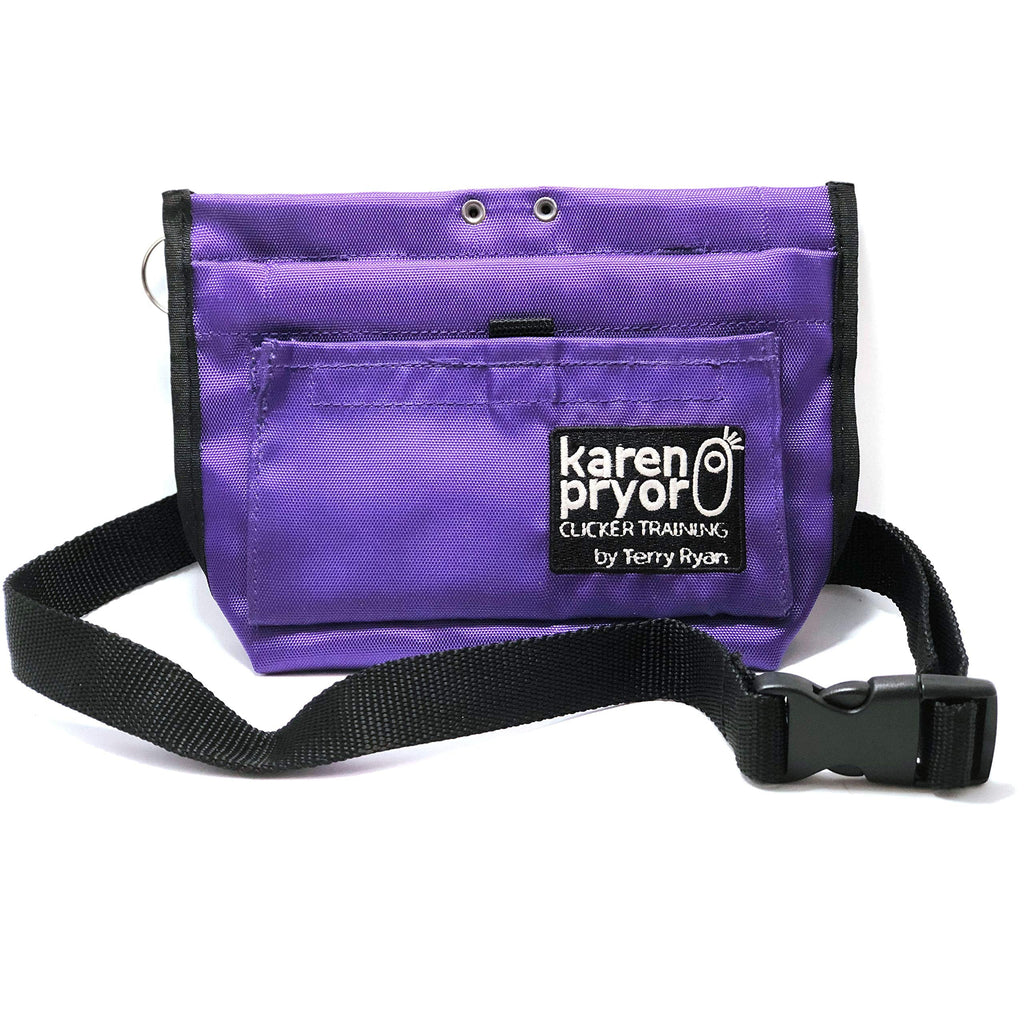 Karen Pryor Clicker Training Purple Treat Pouch by Terry Ryan - PawsPlanet Australia