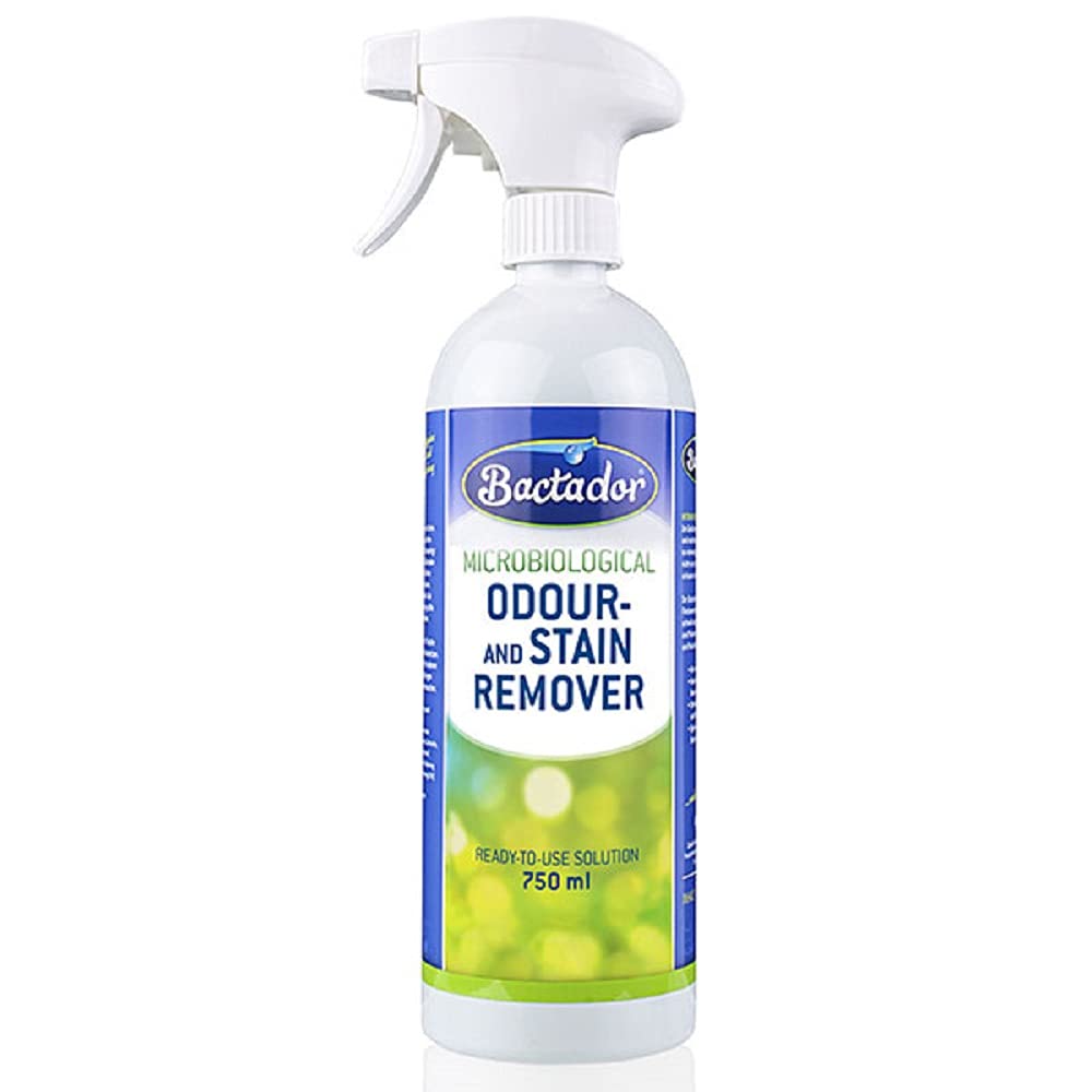 Bactador Enzyme Cleaner Spray 750ml - Destructeur odeur urine chat &  détachant microbiologique – Anti odeur - Desodorisant litiaire chat -  Nettoyant enzymatique - Neutraliseur d'odeur 