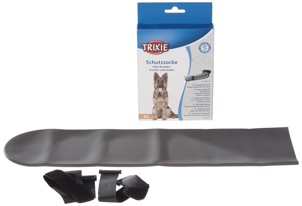 Trixie Silicone Protective Sock, X-Large, 12cm/45cm, Grey XL - PawsPlanet Australia