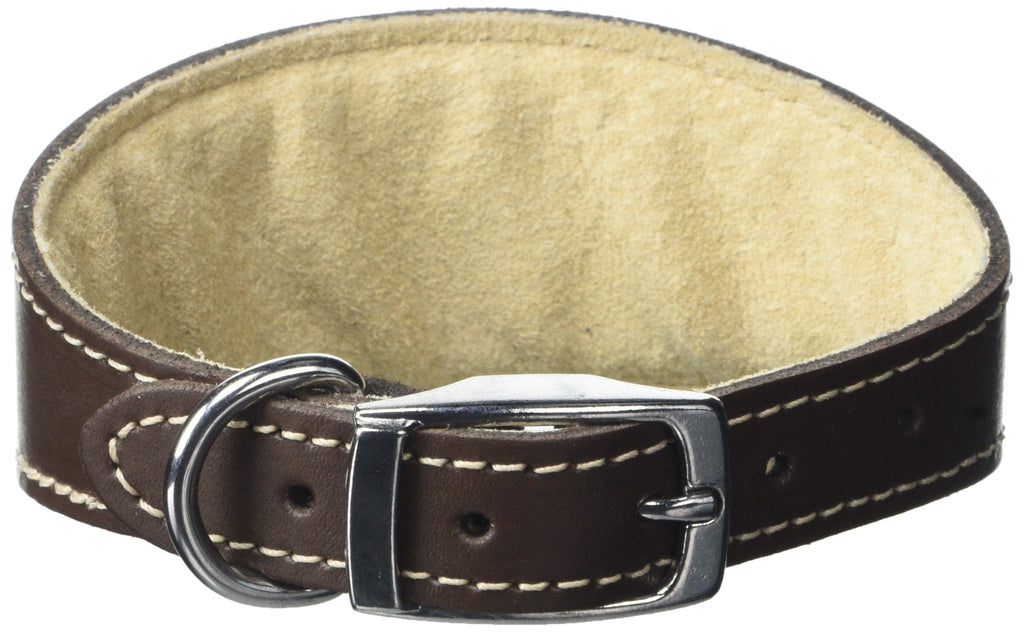 BBD Pet Products Whippet Collar, One Size, 3/4 x 10 to 12-Inch, Brown - PawsPlanet Australia