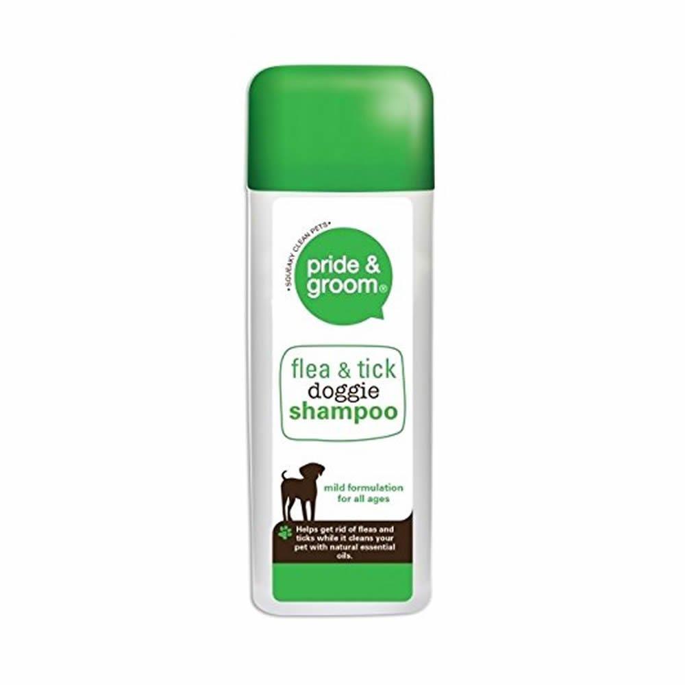 Pride & Groom Dog Puppy Fur Hair Conditioning Shampoo Natural Oils Flea Tick Repellent - 300ml - Flea & Tick - PawsPlanet Australia