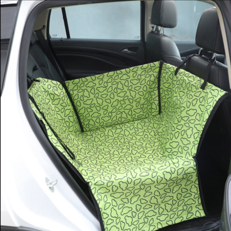 Pet Seat Cover, Waterproof Dog Cat Cars Seats Covers Rear Back Mat Cushion Protector Green - PawsPlanet Australia