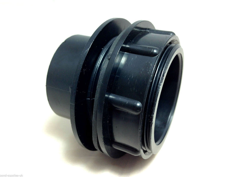 Aquacadabra 1.5" Threaded Solvent Weld Pond Tank Connector - With Rubber Washer Seal - PawsPlanet Australia