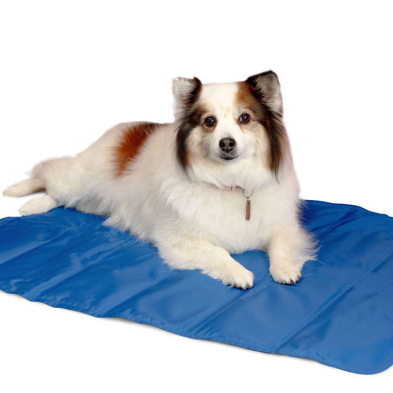 ?????? ???????????? ????????* Pet Cooling Mat by Simply Natural  Large 90x60cm Pet Cooling Mat for Dogs and Cats with Extra Pet Mat Cooling Gel and Easy Fold Design Pet Cooling Pad - PawsPlanet Australia