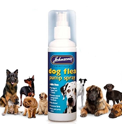 JOHNSON'S Dog Puppy Pump Action Flea Repellent Treatment Spray Kills Fleas Dead - PawsPlanet Australia