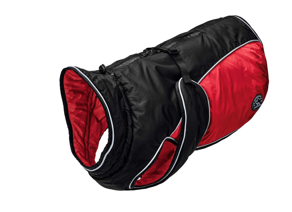 HUNTER Dog coat Uppsala Extreme 25 Black/Red, XS Red - PawsPlanet Australia