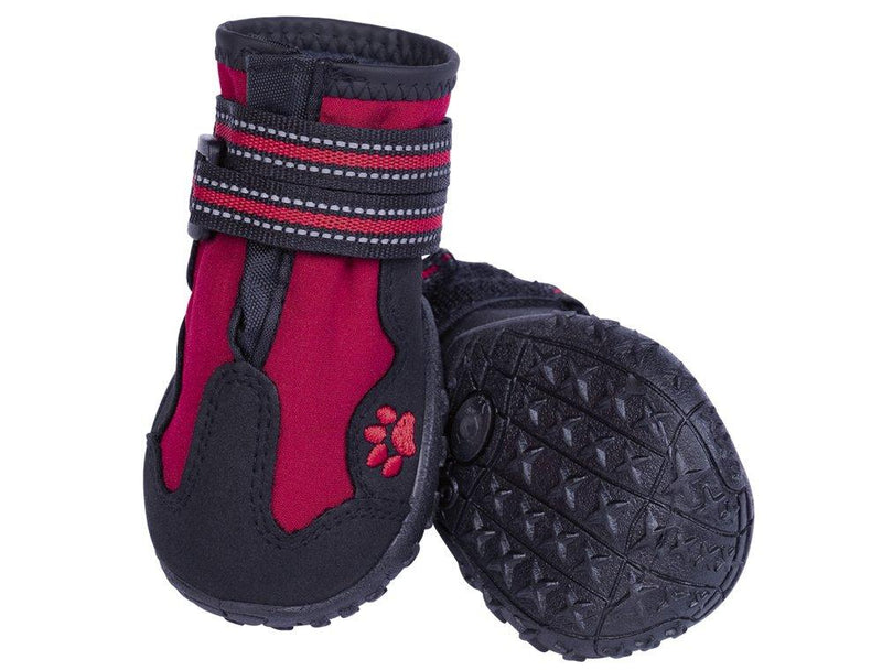 Nobby 75981 M5-C-01 Dog Shoe Runners Pack of 2 Size S Red - PawsPlanet Australia