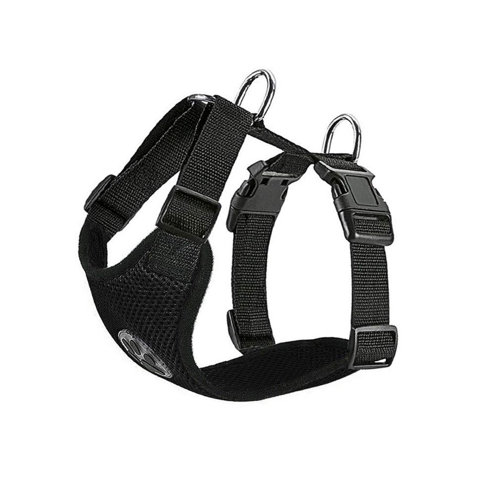 SlowTon Dog Car Harness, Only Pet Vest Harness for Dogs for dog travel running walking (BLACK, Large)) - PawsPlanet Australia