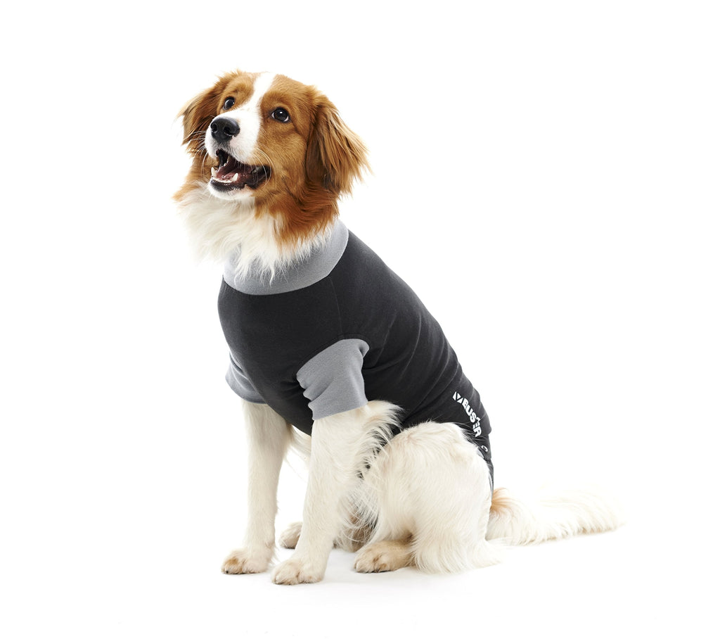Buster Classic Body Suit for Dogs, XXX-Small, Black/Grey - PawsPlanet Australia