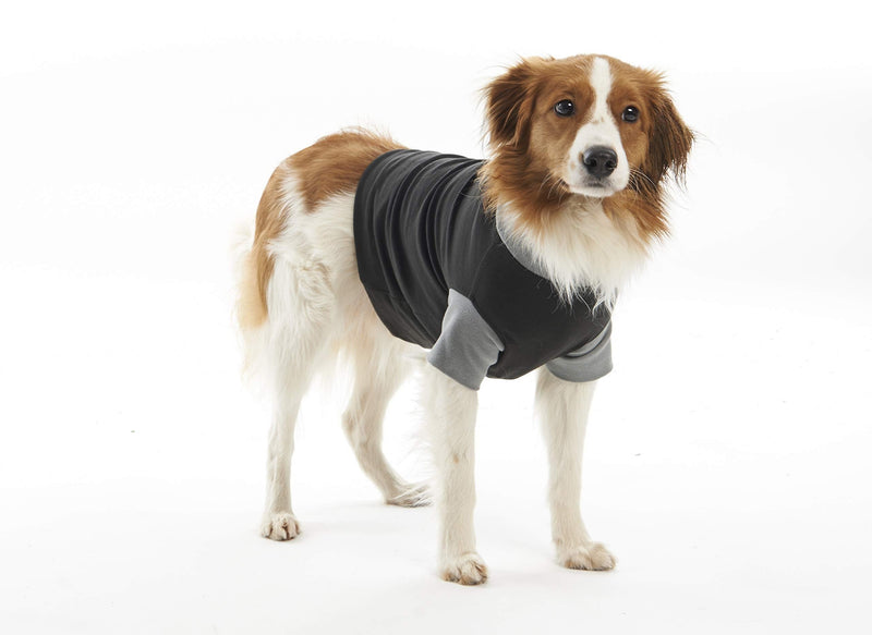 Buster Classic Body Suit for Dogs, X-Small, Black/Grey - PawsPlanet Australia