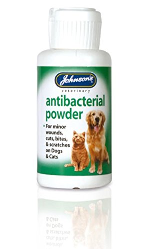 Johnson's ANTIBACTERIAL POWDER - 20G - CATS & DOGS - ANTISEPTIC - SKIN SOOTHING (2 PACKS) 2 PACKS - PawsPlanet Australia