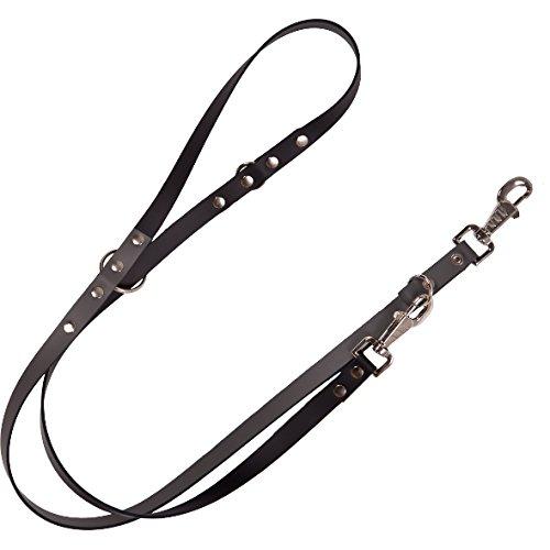 Arppe 218701819110 multiposicción Leather Strap Puzzle, Black and Grey - PawsPlanet Australia
