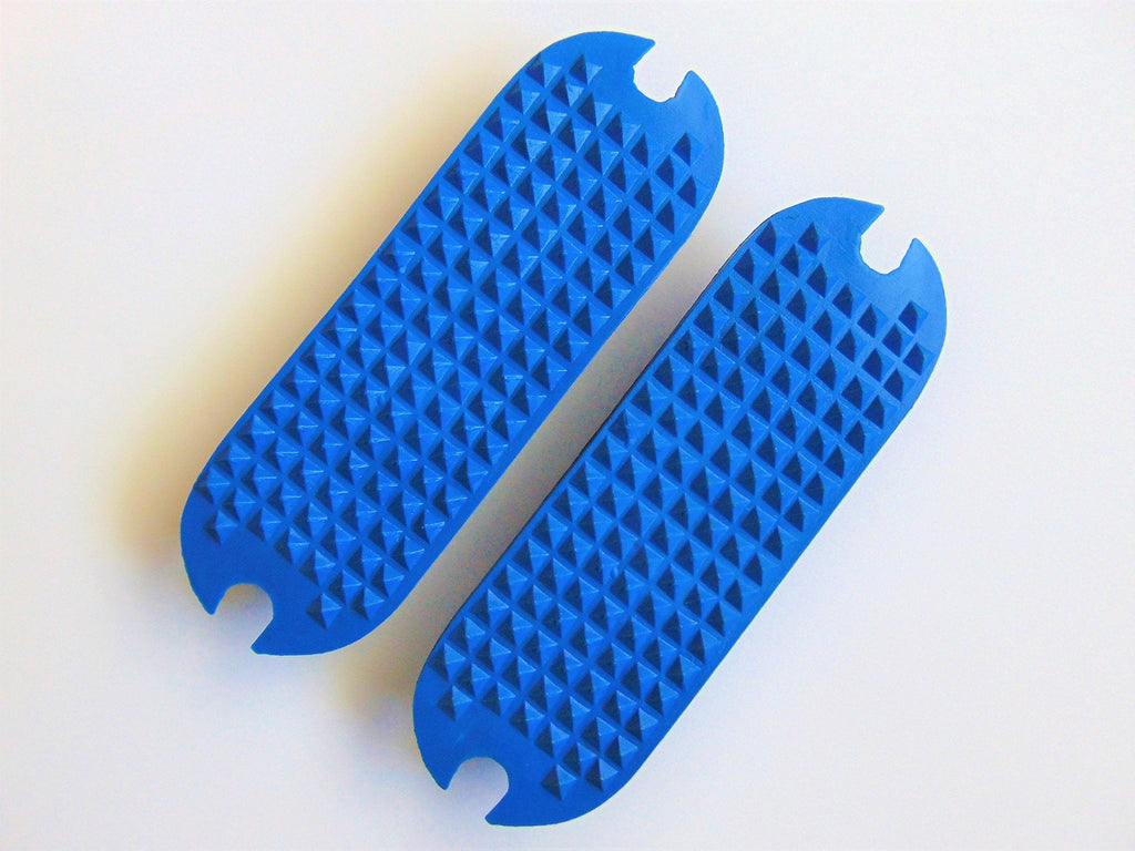 S-Products HORSE RIDING IRON STIRRUP RUBBER FILLIS TREADS PADS 4.0" Blue - PawsPlanet Australia