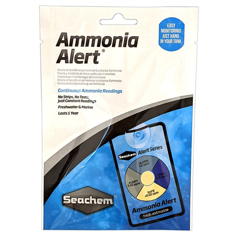 Seachem AMMONIA ALERT TEST KIT AMMONIA MONITOR MARINE FRESH AQUARIUM FISH TANK - PawsPlanet Australia