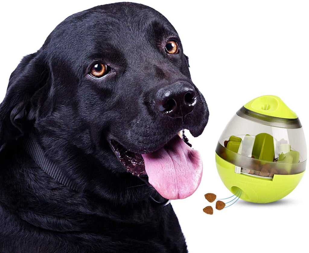 STAJOY Treat Ball Dog Toy Interactive Food Dispenser(GREEN) GREEN - PawsPlanet Australia