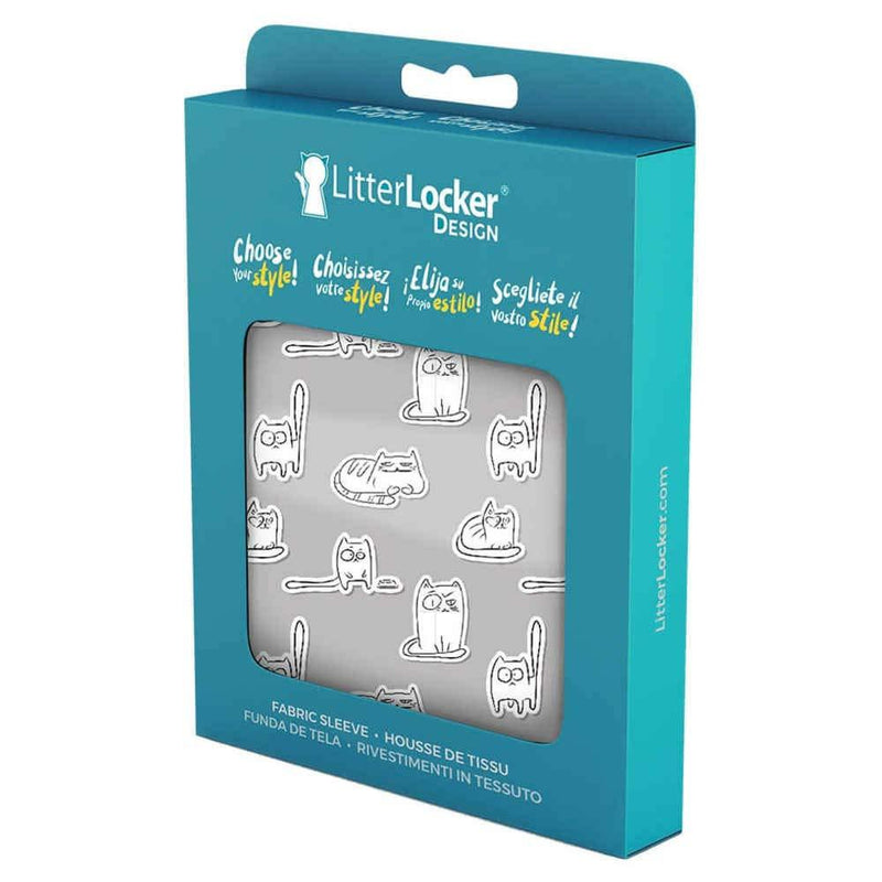 LitterLocker Fashion 10451 Fabric Cover Paper Cats - PawsPlanet Australia