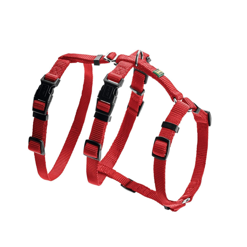 HUNTER Escape-proof harness Vario Rapid, M red, Nylon Medium - PawsPlanet Australia