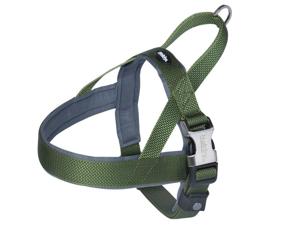 Nobby Classic Preno Royal Norwegian Harness Width 20 mm Length 58-69 cm + 54 cm Grey - PawsPlanet Australia