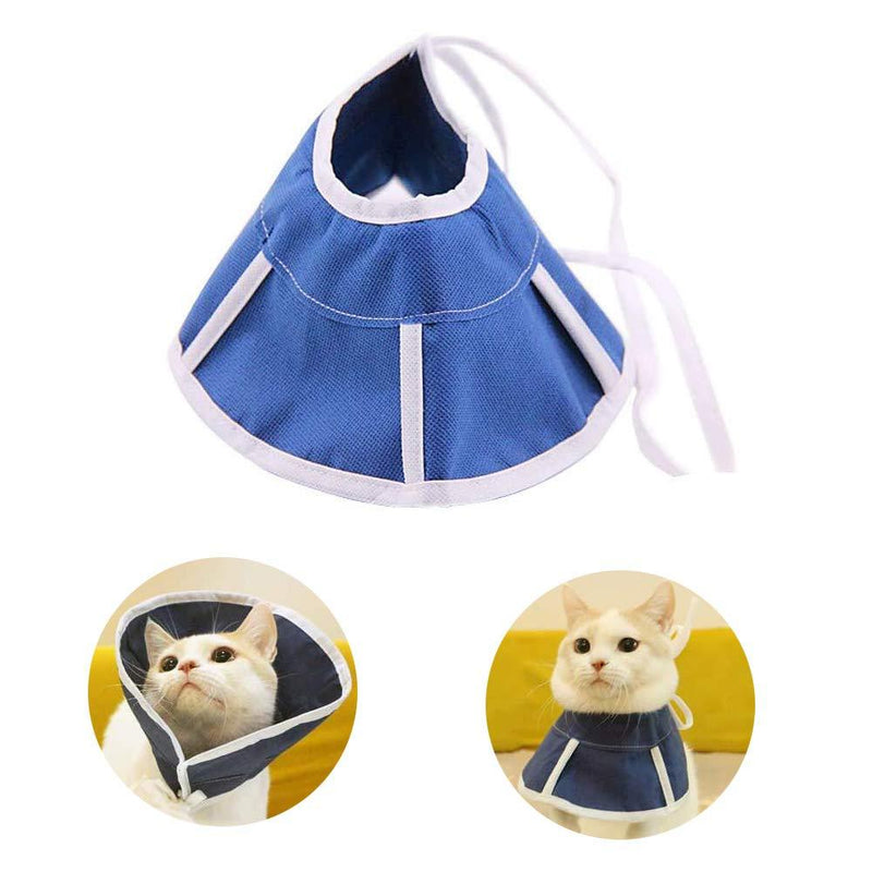 ASOCEA Adjustable Cats Dogs Surgery Recovery Collar Soft Pet Cone for Anti-Biting Lick Wound Healing Grooming (Neck Circumference: 4.7 inches/12cm) - PawsPlanet Australia