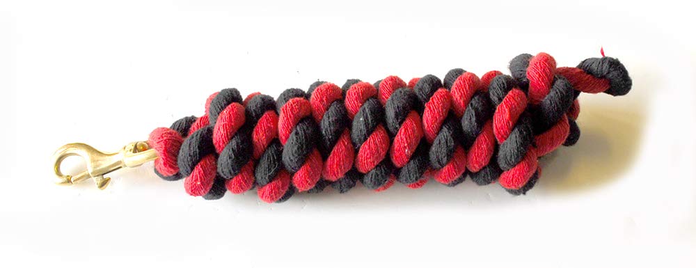 Rhinegold Twin Rope Black / Red - PawsPlanet Australia