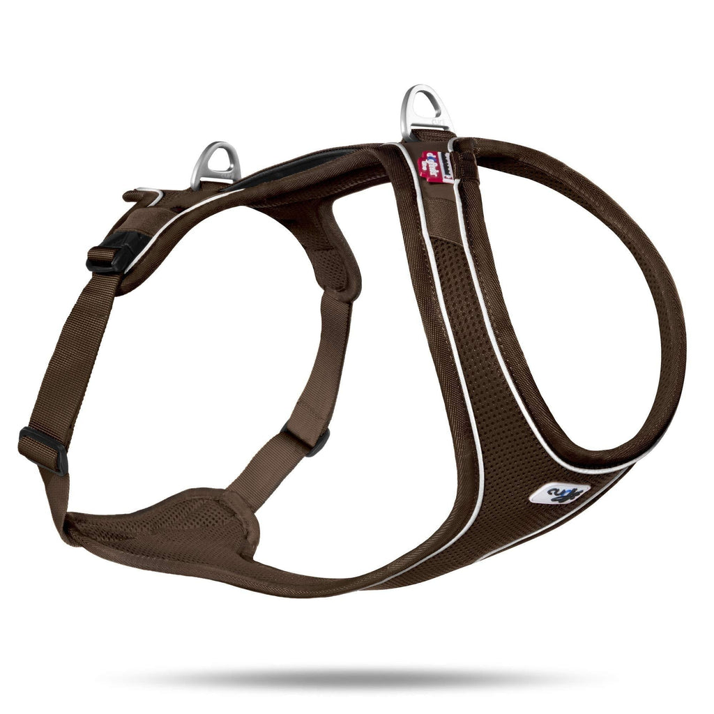 Curli Belka Comfort Harness Brown L - PawsPlanet Australia