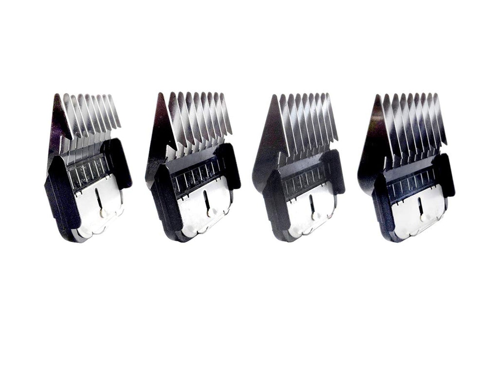 Masterclip Metal Comb Guides Attachments Pack of 4 to fit A5 Dog Clippers (3mm, 6mm, 10mm, 13mm) 3mm, 6mm, 10mm, 13mm - PawsPlanet Australia