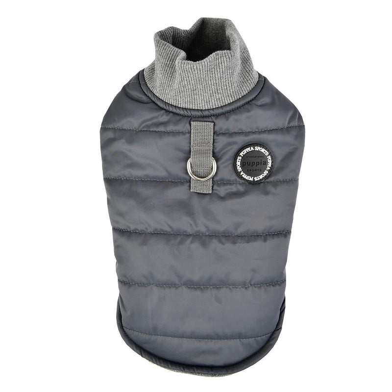 Puppia Waterproof Winter Vest with Integrated Harness, Grey S WAGNER - PawsPlanet Australia