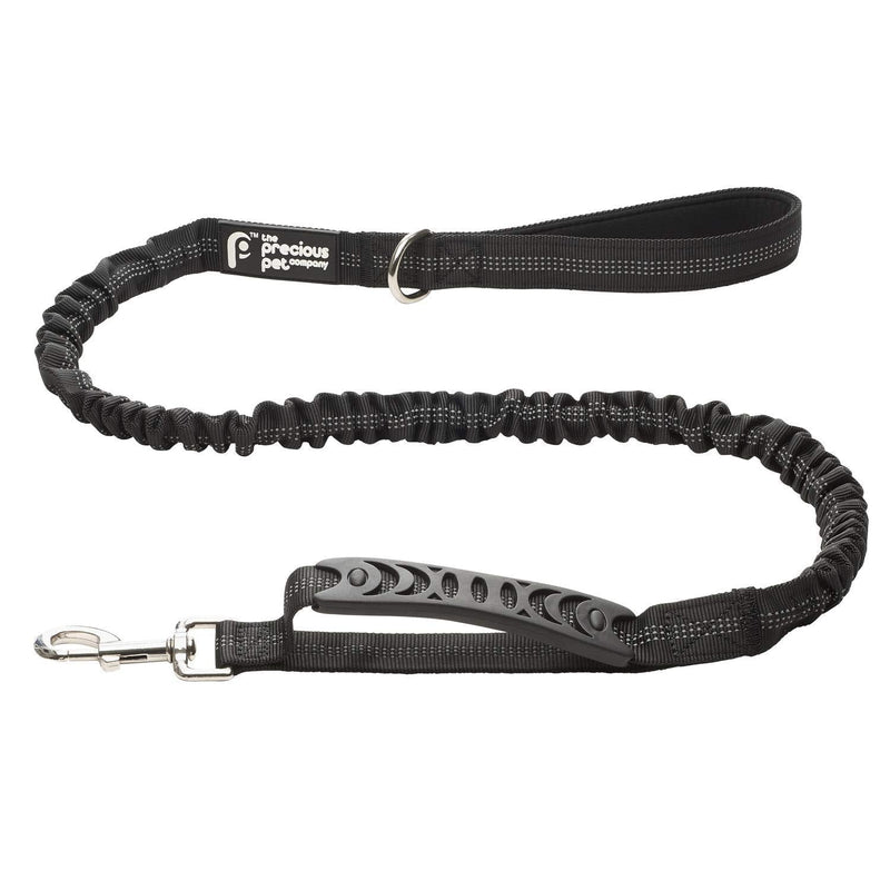 The Precious Pet Company Bungee Lead Gentle Shock Absorbing Dog Leash - Premium Neo 48 No Pull Stretch Design w/Handle + Close Grip & 20-Inch Anti Tug Extension for Active Pets up to 60 KG - PawsPlanet Australia