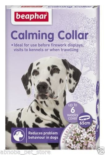 Beaphar Calming Spot On Treats Home Spray Collars Cats Dogs aid stress relief (Calming Dog Collar) - PawsPlanet Australia