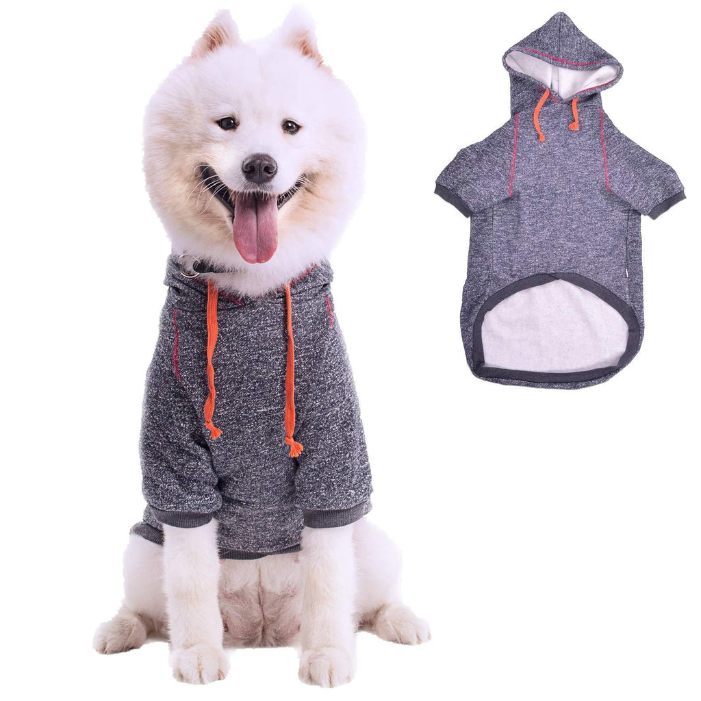 AEKOONA Medium Dogs and Big Dogs Sports Hoodies, Dog Coats, Dog Sweater, Puppy Sweater Pet Doggie Hoodie 11 Size -Grey-6XL 6XL-Chest:39",fit 60-80lb Grey - PawsPlanet Australia