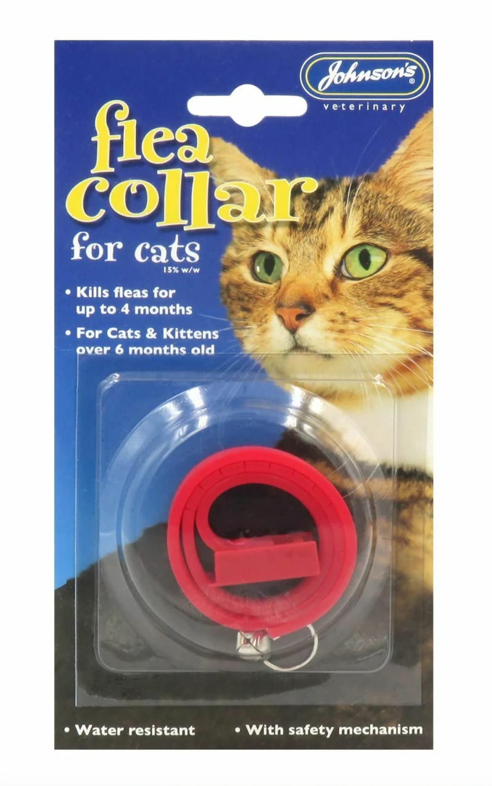 Johnsons (Waterproof Plastic Flea Cat Collar - PawsPlanet Australia