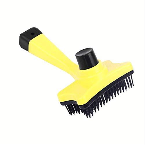xuenisidan Deshedding Tool & Pet Grooming Brush for Small, Medium & Large Dogs, Cats & Horses, With Short to Long Hair (yellow) yellow - PawsPlanet Australia