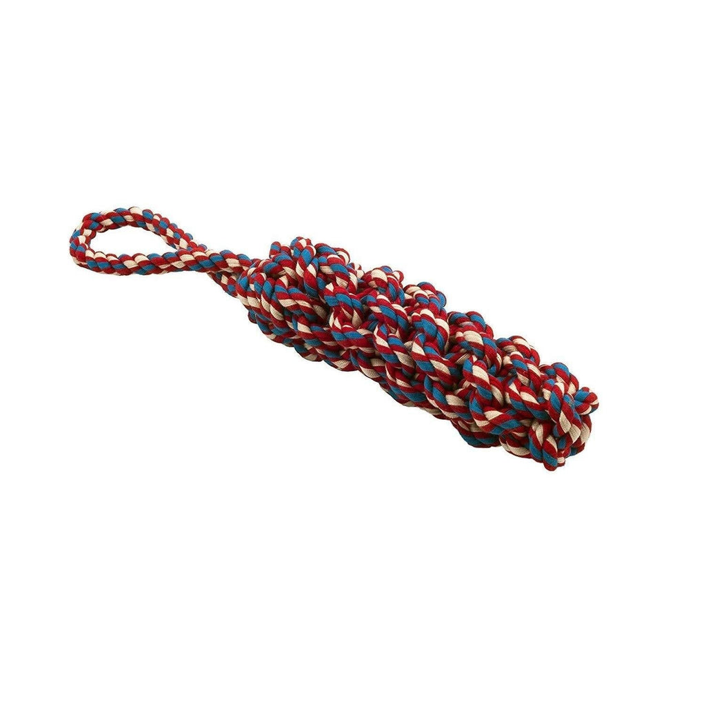 Made From Recycled t-shirts Log Rope Dog Toy, 30 cm, 0.2 kg - PawsPlanet Australia