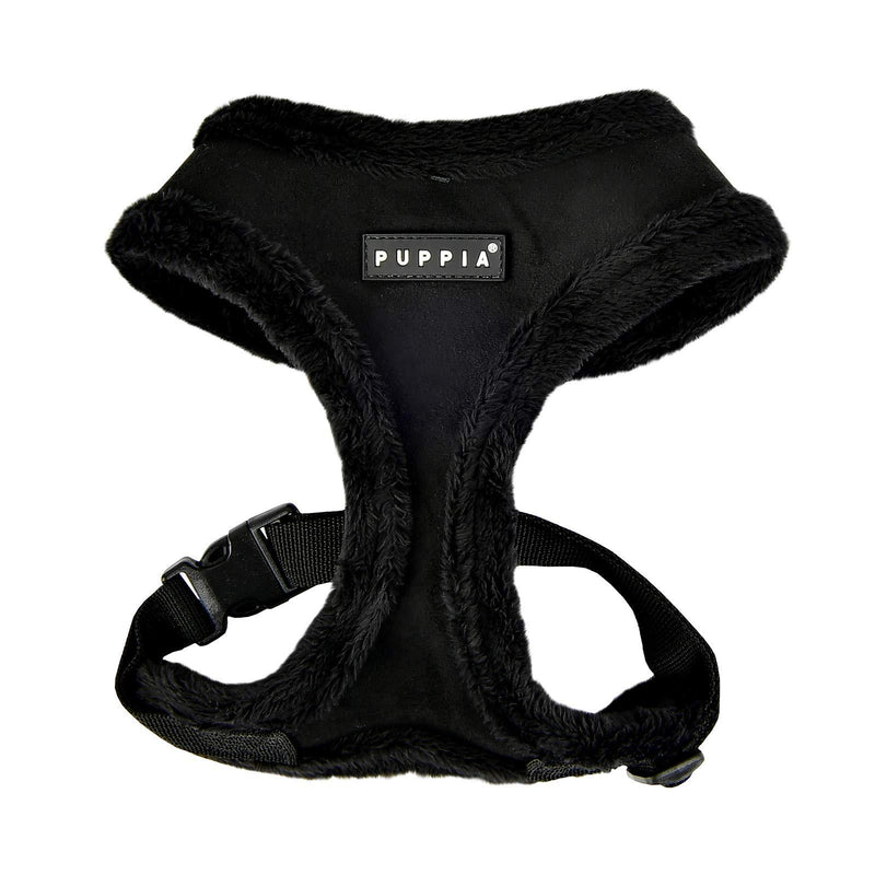 Puppia Terry Harness A/Black/M - PawsPlanet Australia