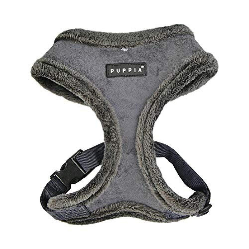 Puppia Terry Harness A/Grey/L gray L - PawsPlanet Australia