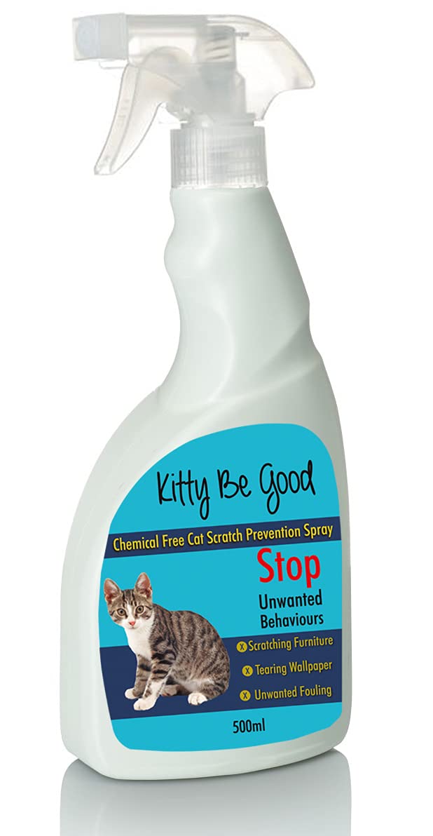 Kitty Be Good Stop Cat Scratching Spray Protect Furniture And Wallpaper 500ml - PawsPlanet Australia