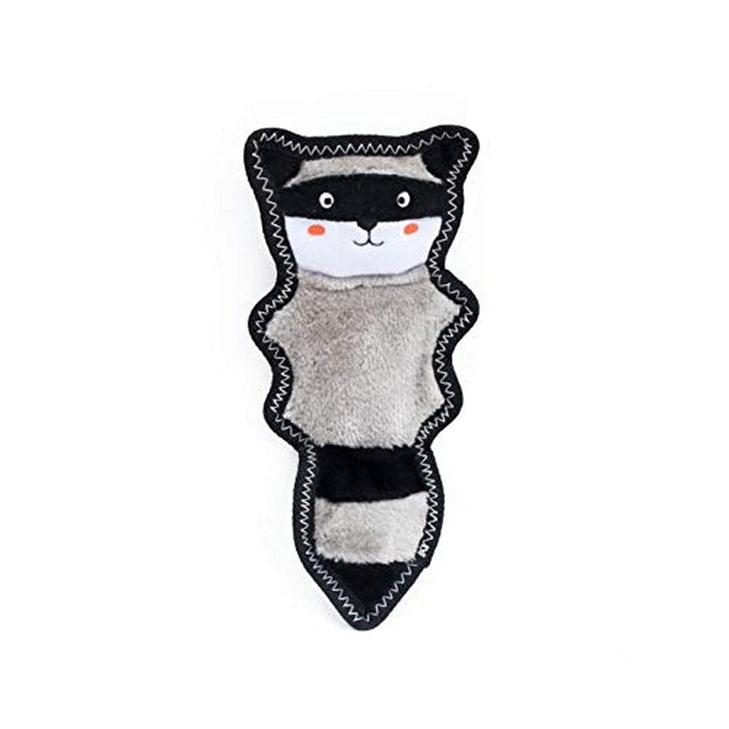 ZippyPaws ZP881 Z Stitch Skinny Peltz Raccoon Squeak Toy - PawsPlanet Australia