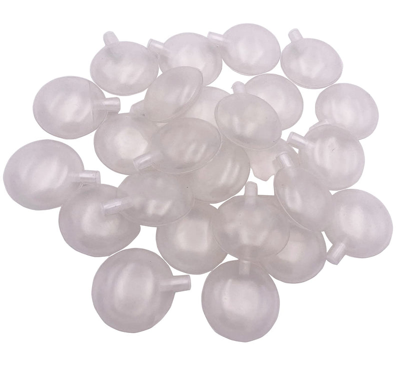 Upstore 25PCS Clear Plastic Toys Squeakers Doll Inner Accsssories Repair Fix Dog Pet Baby Toy Noise Sound Voice Maker Insert Replacement(40MM) 40MM - PawsPlanet Australia
