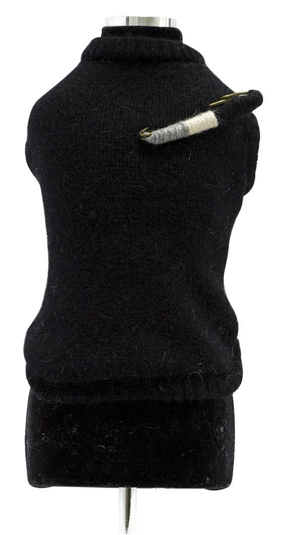 Trilly tutti Brilli Aubert Wool Sweater with Safety Pin Decorated, Small - PawsPlanet Australia
