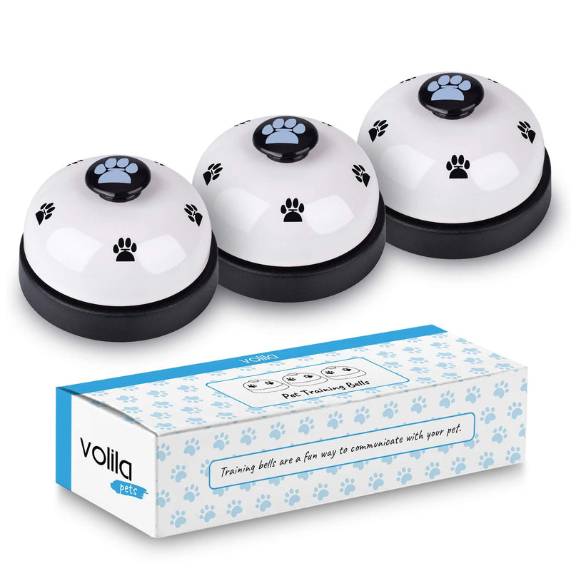 volila Pet Training Bells for Potty Toilet Training and Eating Communication Bells For Dogs or Cats – One size fits all (3 Pack) - PawsPlanet Australia
