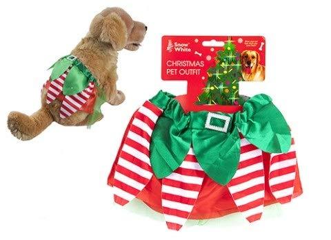 Christmas Pet Elf Skirt Accessory - PawsPlanet Australia