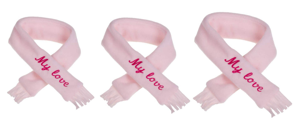MICHI MICHI-SC54 MY LOVE SCARF PINK S Scarf for Dogs - PawsPlanet Australia