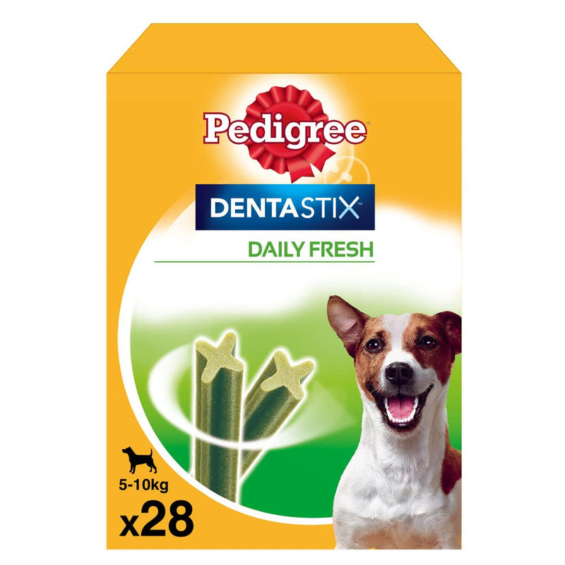 Pedigree Dentastix Fresh for Oral Hygiene (Small Dog 5-10 kg) 440 g - 4 Packs of 28 Pieces (112 Total Pieces) Pack 112 - PawsPlanet Australia