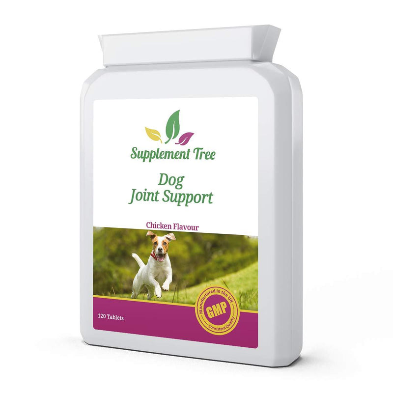 Joint Support Tablets for Dogs | 120 Chicken Flavour Tablets | Advance Supplement with Glucosamine, Green Lipped Mussel, Chondroitin, MSM, Curcumin, Vitamin C, Manganese - PawsPlanet Australia