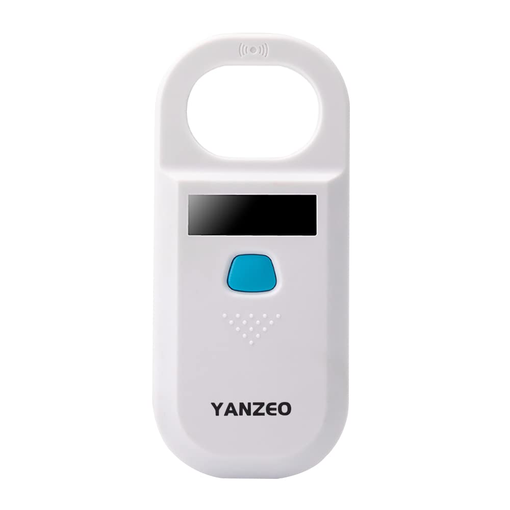 Yanzeo AR180 Pet Microchip Scanner, RFID EMID Animal Handheld Reader,134.2kHz Pet ID Scanner Rechargeable Animal Chip Registration, Pet Tag Scanner FDX-B(ISO 11784/11785) - PawsPlanet Australia