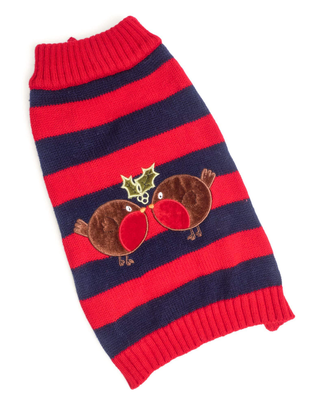 Petface Christmas Robin Dog Sweater, 30 cm S - PawsPlanet Australia