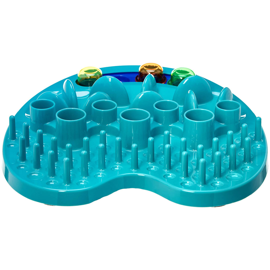 Amazon Basics Pet Activity Center and Feeder, Blue - PawsPlanet Australia