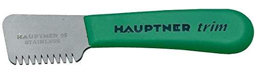 Hauptner 68530000 Trimming Knife trim Right 13 cm Extra Coarse Tooth for Large Trimming of Top Hair, Green - PawsPlanet Australia