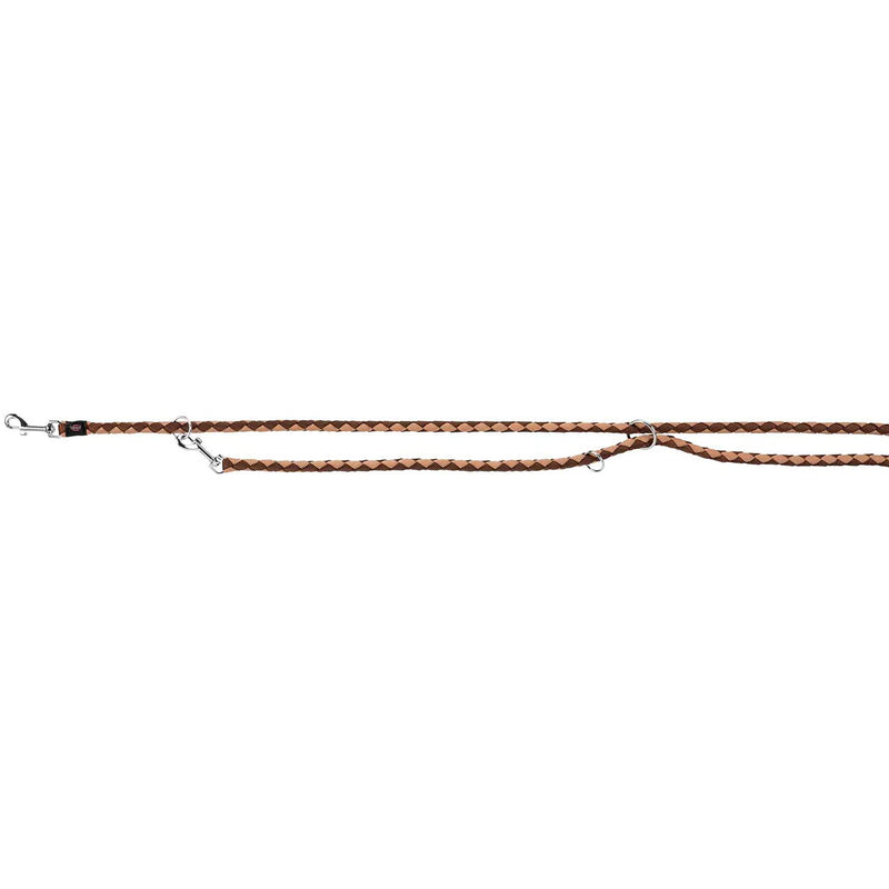 Cavo Adjustable Leash, Small/Medium, 2.00 m/Diameter-12 mm, Mocca/Caramel - PawsPlanet Australia
