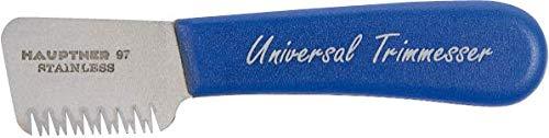Hauptner 68532000 Trimming Knife Right-Handed 13 cm for Top Hair Stainless Steel Blue - PawsPlanet Australia